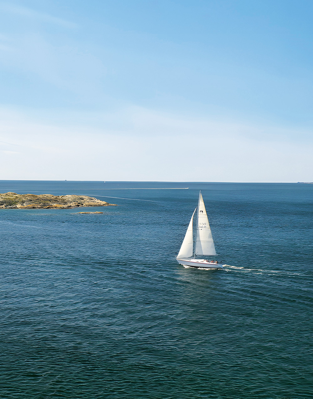 Sailing boat on the Swedish west coast